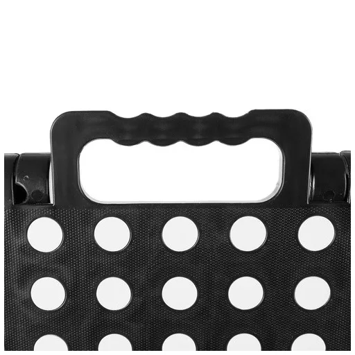 Összecsukható szék, fekete-fehér, 39 cm 