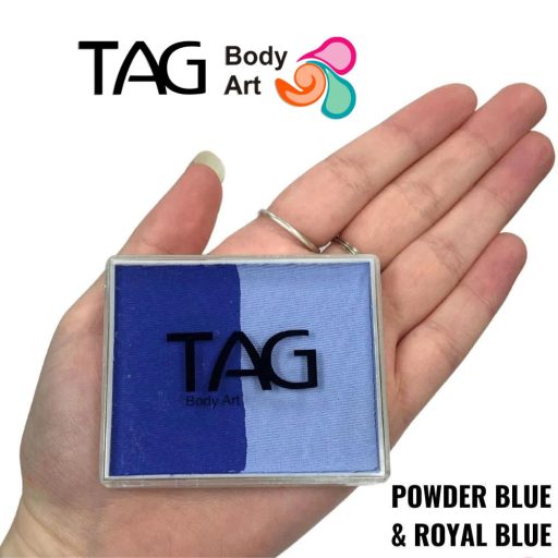 TAG csíkos arcfesték POWDER BLUE & ROYAL BLUE 50gr