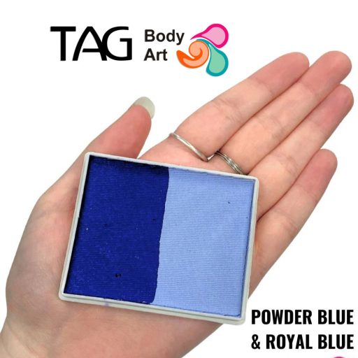 TAG csíkos arcfesték POWDER BLUE & ROYAL BLUE 50gr
