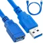 USB 3.0 hosszabbító kábel 1,5 m – árnyékolt