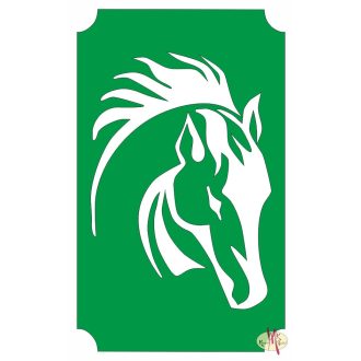 Mk Body Deco Csillámtetoválás sablon 8x5 cm-es  - Ló 131