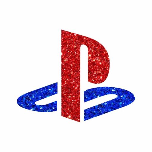 Csillámtetoválás sablon 5x5 cm -  Playstation 500
