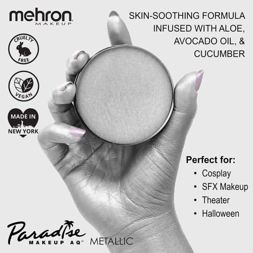 Mehron Paradise arcfesték 40g - Gyöngyház ezüst  "Brillant  Argente"