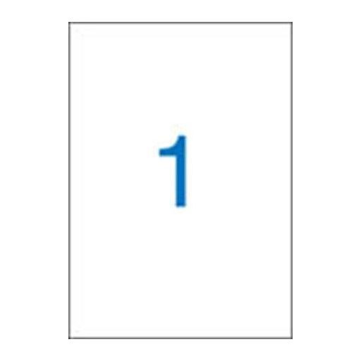 Nyomtatható öntapadó etikett A/4