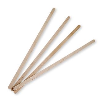 Spatula natúr - Fa, keskeny 140x6x2 mm 20 db/csomag