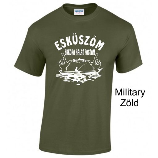 Póló - Esküszöm ekkora  halat fogtam