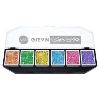 VIVID Glitter csillámkrém Brilliant 6 színű paletta