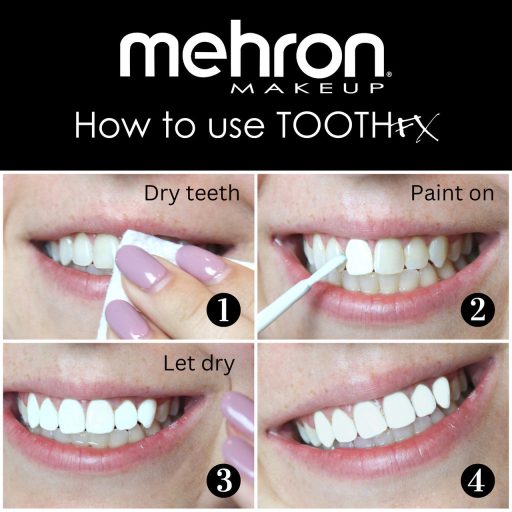 Mehron Tooth FX - Fog festék Fehér