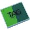 TAG csíkos arcfesték LIGHT GREEN & MEDIUM GREEN 50gr