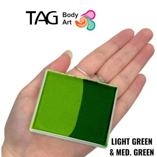 TAG csíkos arcfesték LIGHT GREEN & MEDIUM GREEN 50gr