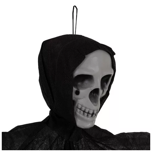Ruhhy Fekete Akasztós Csontváz Dekoráció 70 cm - Halloween Zombi Szellem Dísz