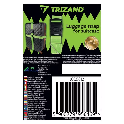 Bőrönd Biztonsági Heveder Kódzárral