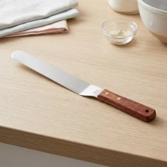 Rozsdamentes konyhai kenőkés és spatula süteményekhez, 26,5 x 3 cm