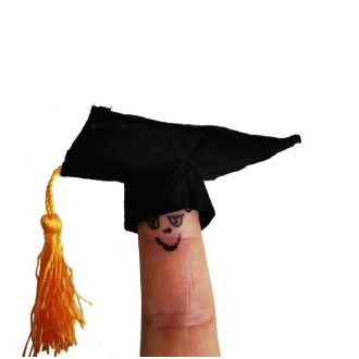 Ballagói, diplomaosztó kalap több méretben