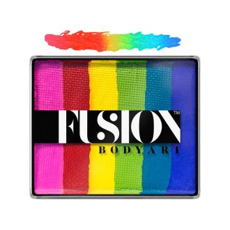 Fusion csíkos arcfesték Bright Rainbow 50g