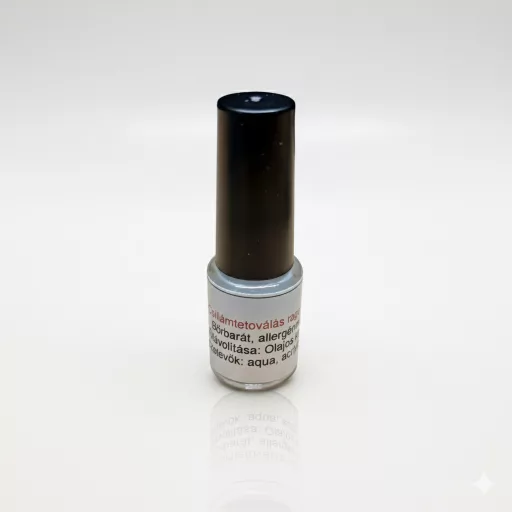 2 ml-es mini csillámtetoválás ragasztó, ecsetes bőrbarát testragasztó, vízálló csillámtetkó kiegészítő.