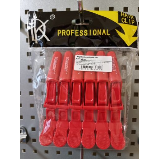 Aligátor hajcsipesz 6db/cs Professional