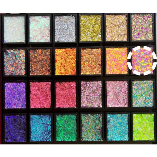 Fusion Glitter csillámkrém  utántöltő Unicorn Freckles UV