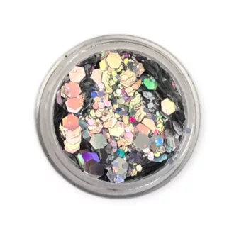 KiviArt Mixed Chunky Csillám CM85 - Extravagáns Glitter Mix