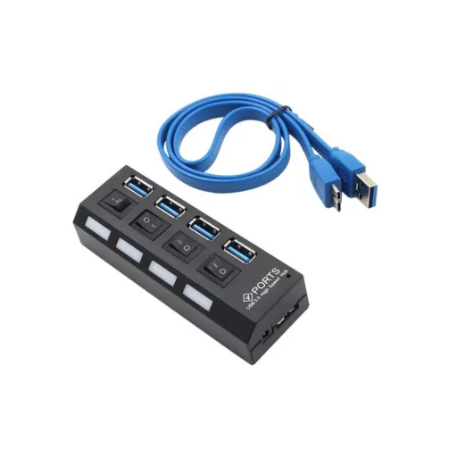 USB PORTELOSZTÓ HUB 4X USB 3.0