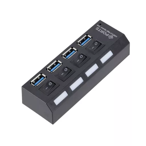 USB PORTELOSZTÓ HUB 4X USB 3.0