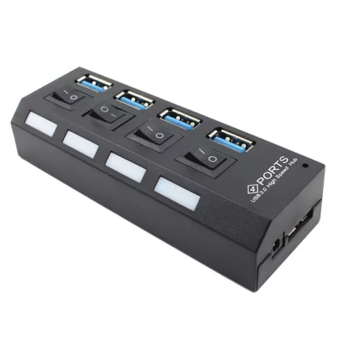 USB PORTELOSZTÓ HUB 4X USB 3.0