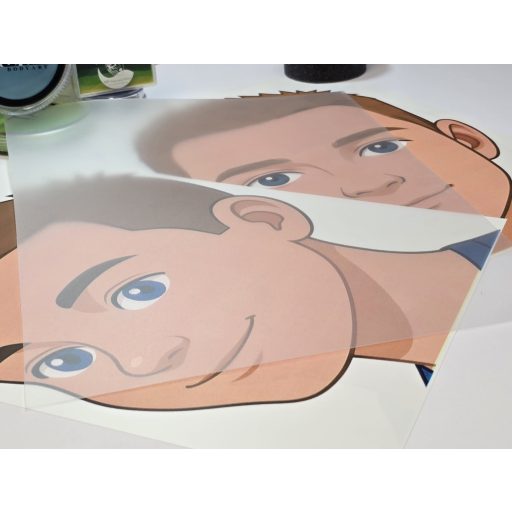 Arcfestés gyakorlólap Fiú 2 részes A4