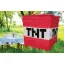 Minecraft TNT bomba mintás piñata gyerekeknek