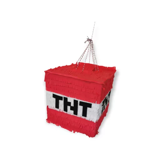 Minecraft TNT bomba mintás piñata gyerekeknek