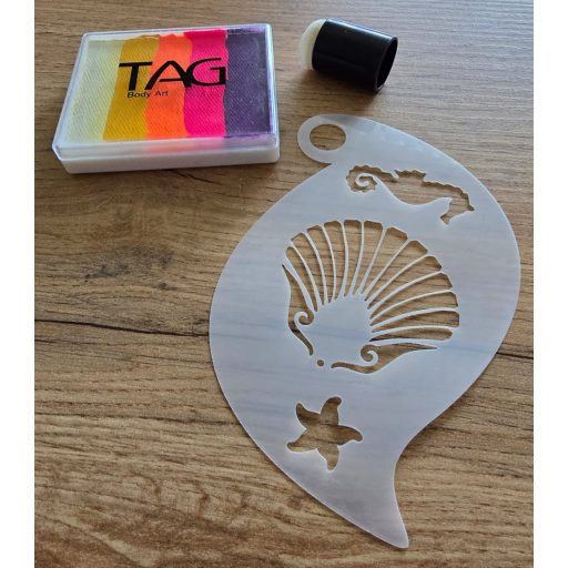 Arcfestés sablon - Shell minta