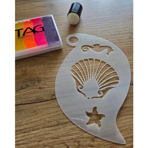 Arcfestés sablon - Shell minta