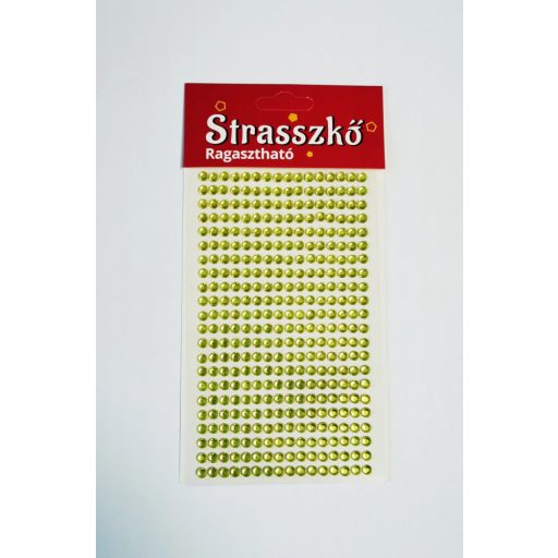 Strasszkő öntapadós 5 mm 352 db-os - Több színben
