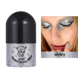 Roll-On glitter gel ezüst