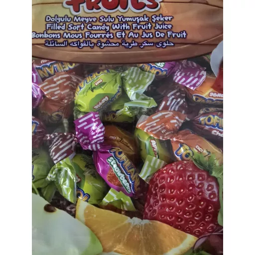 Vegyes gyümölcsös cukorkák , piñata tölteléknek