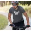Bike póló, kerékpáros póló, biciklis ajándék, sportos póló, kerékpár sziluett