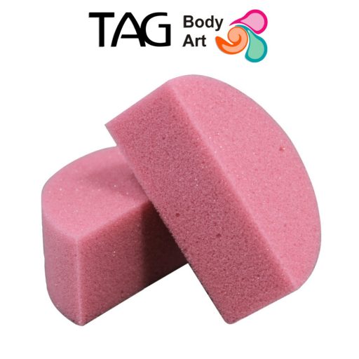 TAG arcfestő fél kerek 12db/cs pink