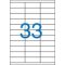 Nyomtatható öntapadó etikett A/4-33db/ív