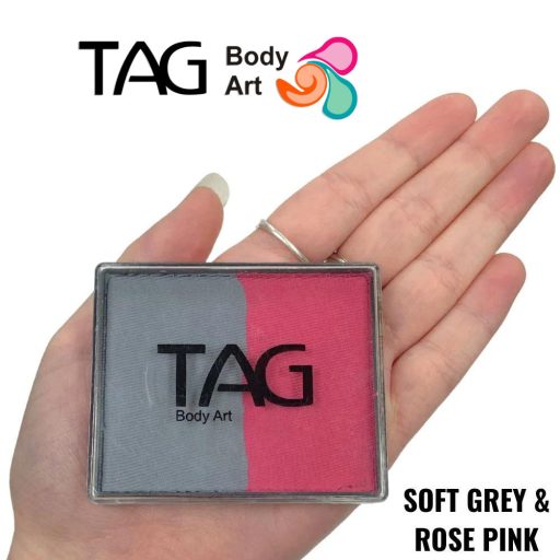 TAG csíkos arcfesték SOFT GREY & ROSE PINK 50gr