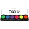 TAG UV NEON paletta+ 2 ecset 6x10gr
