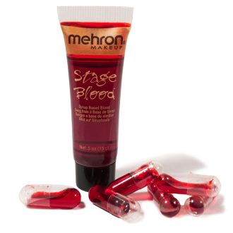   Mehron Stage Blood – Bright Arterial (.5 oz) – 6 db kapszulával