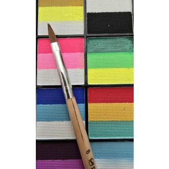 Oranjolie Professional lapos szirom ecset 6-os