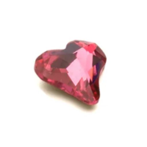 Bling strasszkő 3db/cs Szívek pink