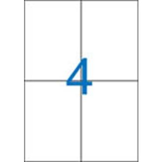 Nyomtatható öntapadó etikett A/4-4db/ív