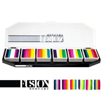 Fusion csíkos arcfesték paletta – Leanne's Tropical