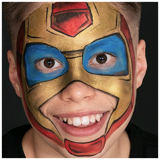 Grimas 4 színű arcfestő készlet Hero