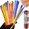 100 darabos vegyes színű világító pálcika szett csatlakozókkal, glow stick party kellék fesztiválokra és bulikra