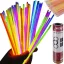 100 darabos vegyes színű világító pálcika szett csatlakozókkal, glow stick party kellék fesztiválokra és bulikra