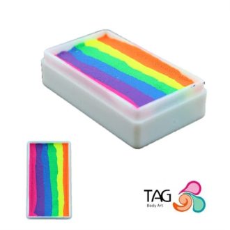 TAG csíkos arcfesték NEON RAINBOW 30gr