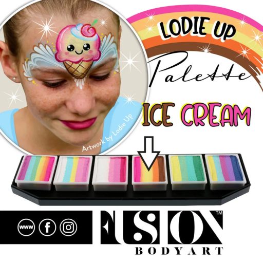 Fusion csíkos arcfesték LODIE UP Ice Cream 30gr