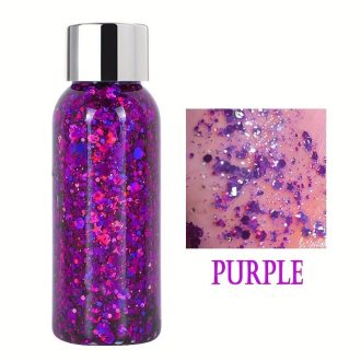 Laura Serna Chunky face and Body glitter gel - Lila